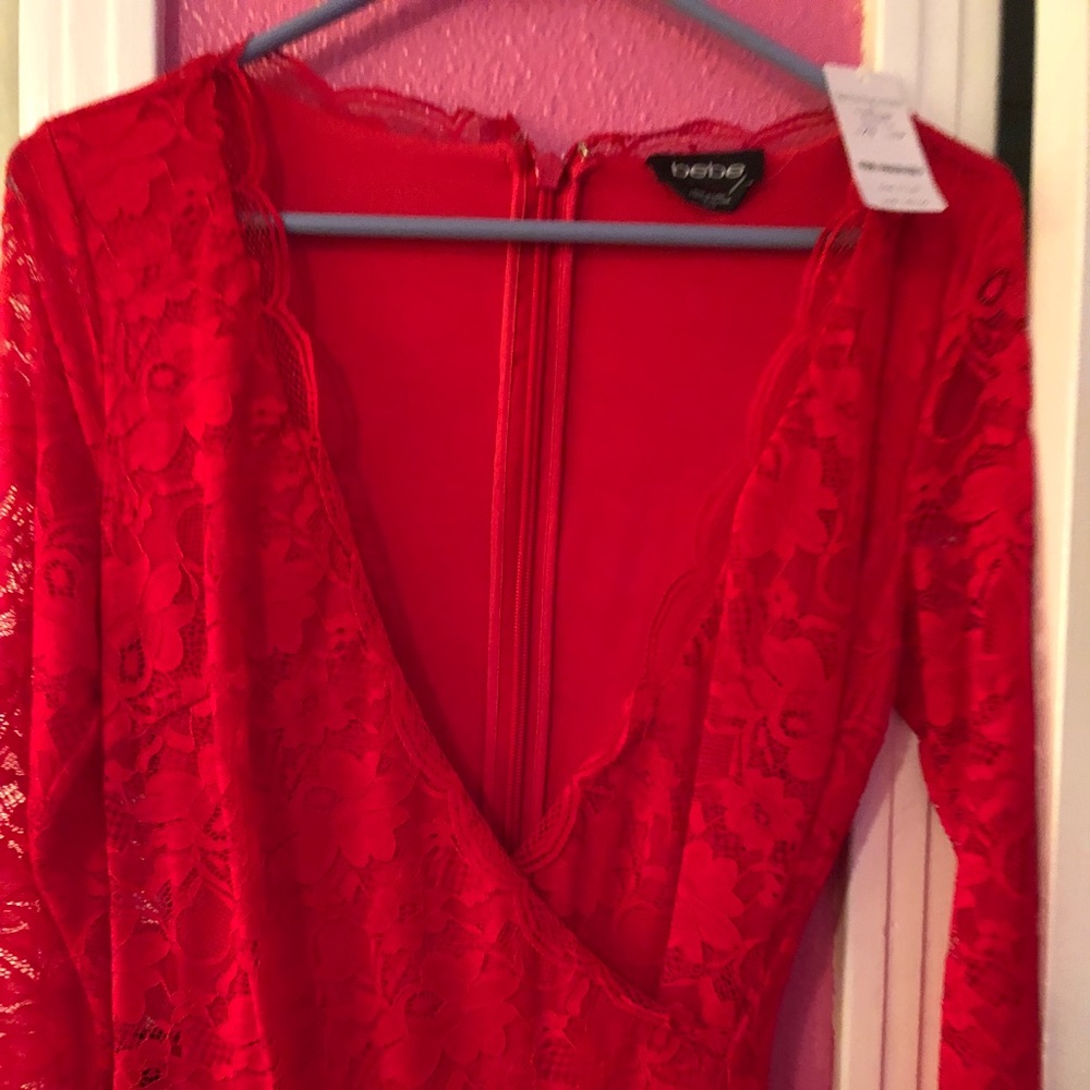 beautiful dress bebe brand new 💗💗💗